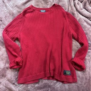 Red Oversized Sweater